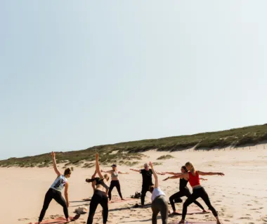 Yoga op Beachcamp