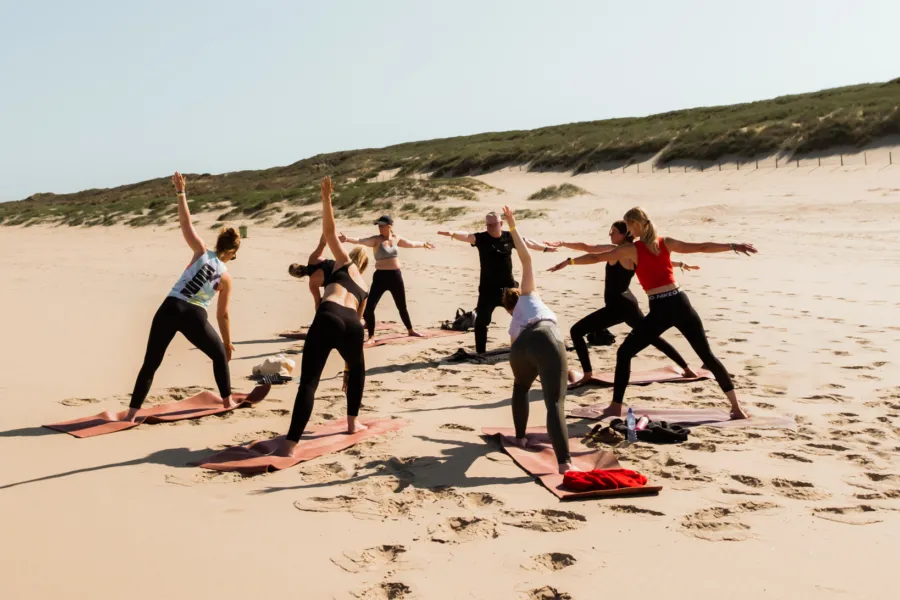 Yoga op Beachcamp